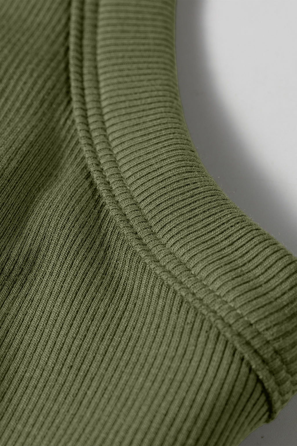 Four Leaf Clover Slim Ribbed Padded Tank Top