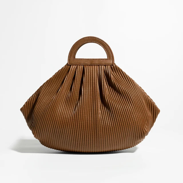 Winter Trend Women Pleated Dumpling Top Handle Purse Crossbody Bag