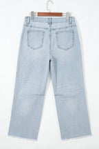 Beau Blue Patriotic Sequin Star Pattern Jeans