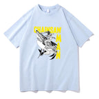 Chainsaw Man Harajuku Graphic Printed Short Sleeve Tee