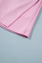 Light Grey Solid Color Sleeveless Zipper Tank and Skort Set