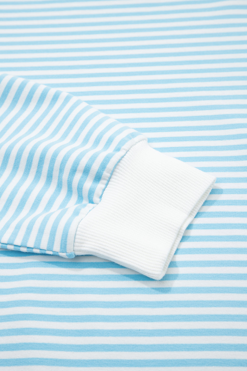 Pink Stripe Oversize Mock Neck Sweatshirt and Shorts Set