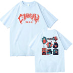 Chainsaw Man Harajuku Loose Fit Short Sleeve T-Shirt