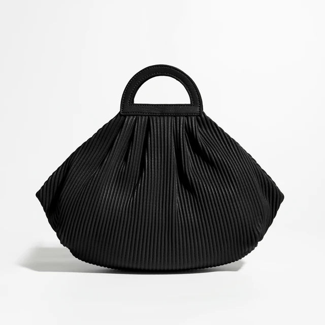 Winter Trend Women Pleated Dumpling Top Handle Purse Crossbody Bag