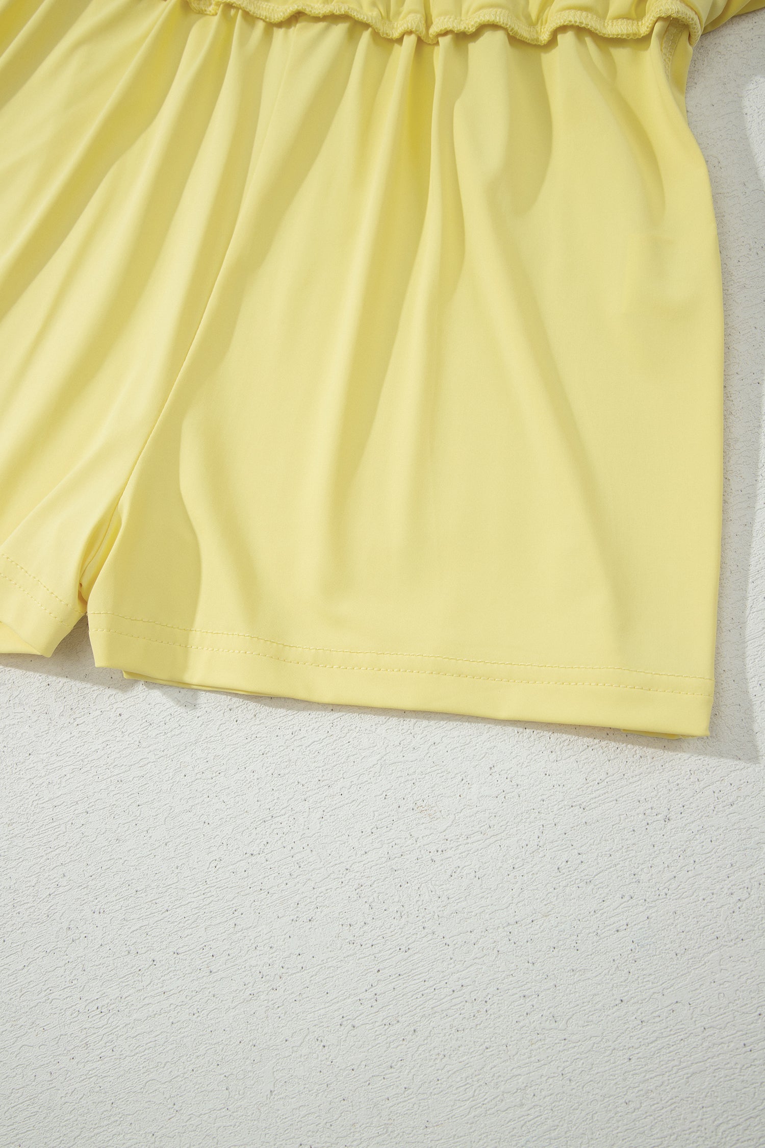 Beige Drawstring Elastic Waistband Lined Tennis Skorts