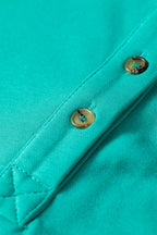 Sea Green Relaxed Fit Polo T Shirt Dress
