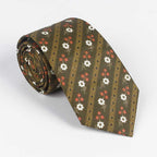 Necktie Men's New Cotton Printed Necktie Small Fresh Multi Color Necktie