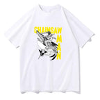 Chainsaw Man Harajuku Graphic Printed Short Sleeve Tee