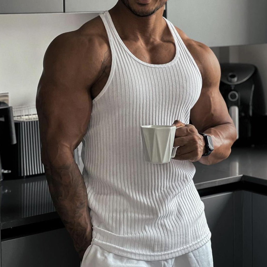 Men’s Summer Slim Fit Racerback Tank Top