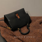 Retro Texture Mahogany Women’s Shoulder Bag