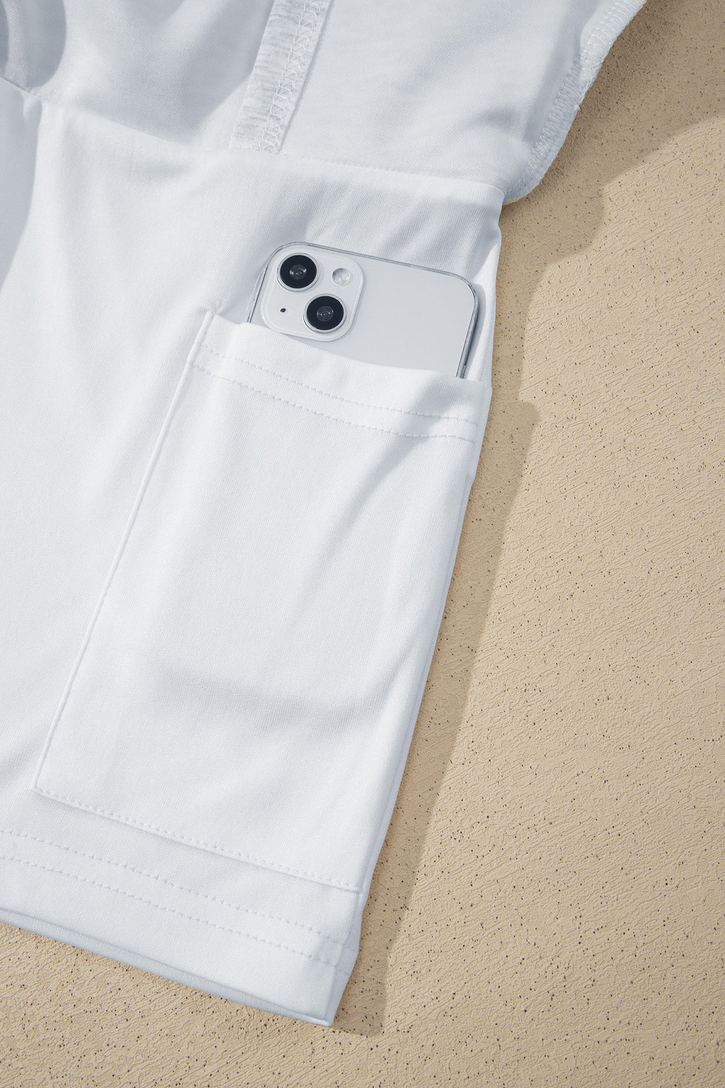 Light Grey Solid Color Sleeveless Zipper Tank and Skort Set