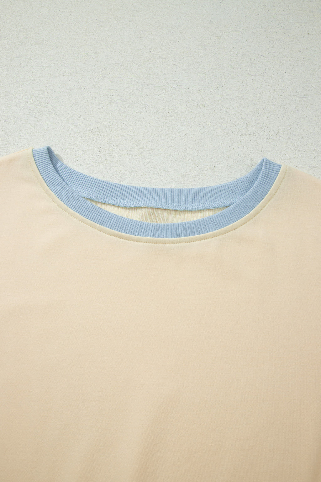 Turquoise Colorblock Edge Drop Shoulder T Shirt and Skort 2Pcs Set
