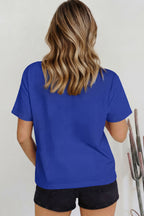 Sachet Pink Solid Color High Neck Oversize Tee