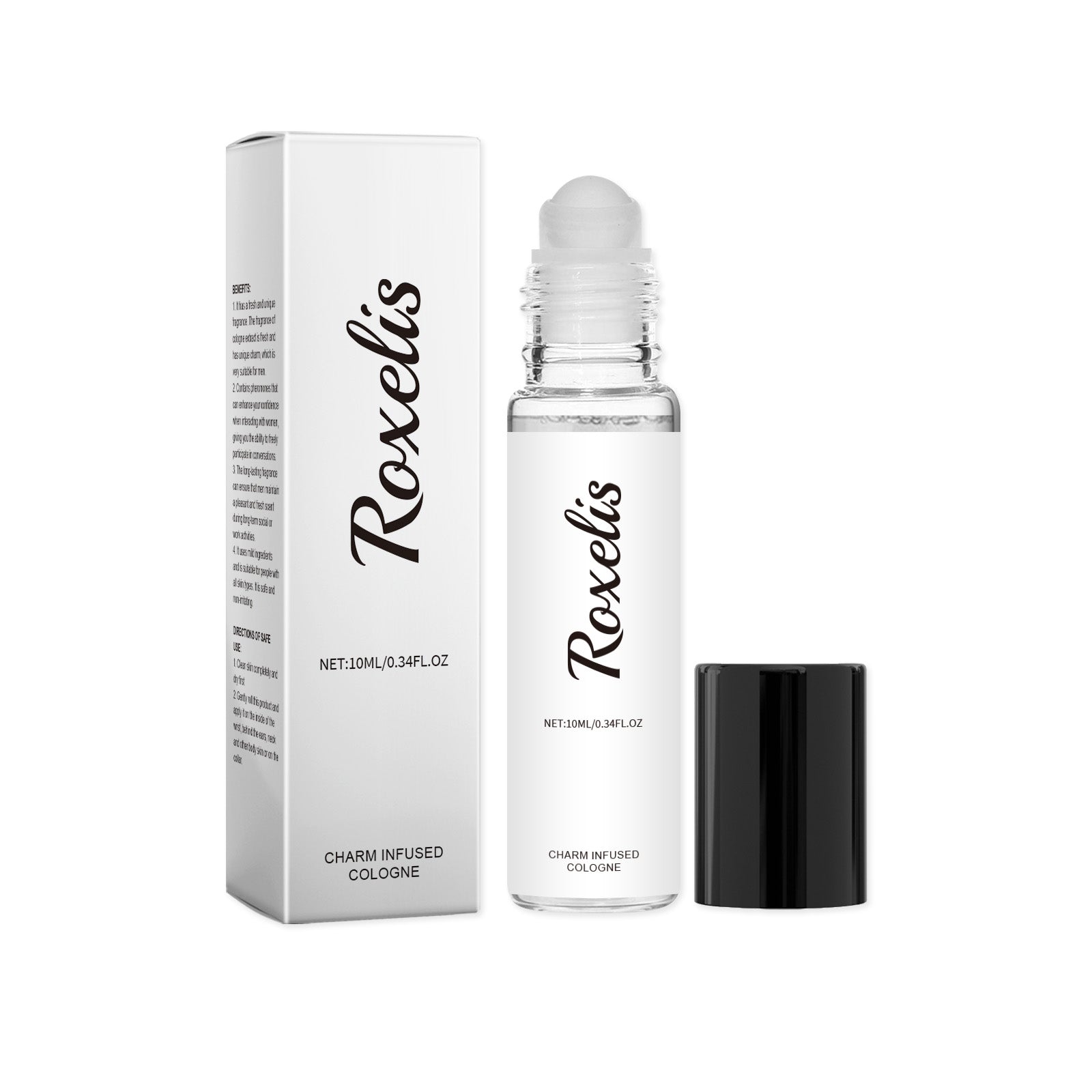 Cologne Roll-On Perfume – Fresh Floral Charm, Long-Lasting Fragrance