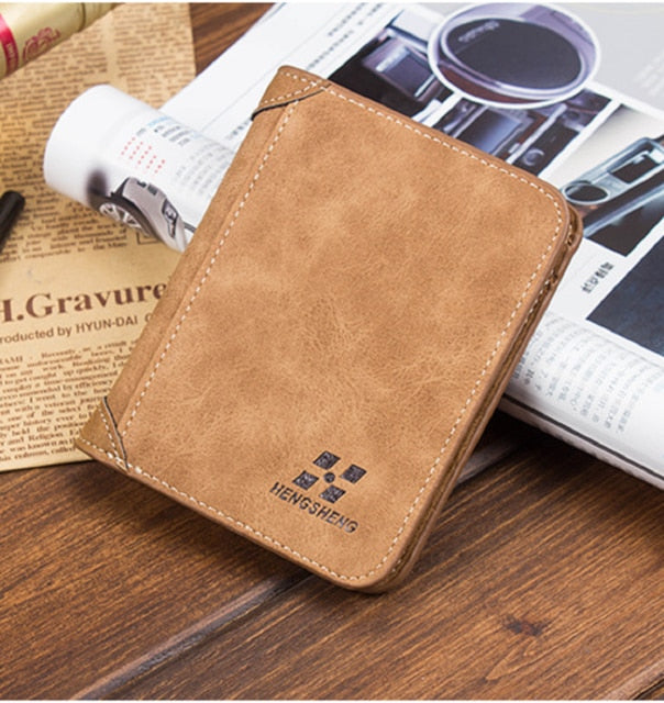 Men’s Luxury Soft PU Leather Bifold Wallet