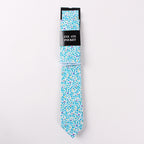 Necktie Suit Printed Cotton Necktie Pocket Towel Trendy Two Piece Set
