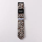 Necktie Suit Printed Cotton Necktie Pocket Towel Trendy Two Piece Set