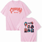 Chainsaw Man Harajuku Loose Fit Short Sleeve T-Shirt