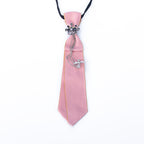 Sweet College Style Metal Chain Bow Tie Girls Shirt Accessory