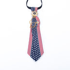 Sweet College Style Metal Chain Bow Tie Girls Shirt Accessory