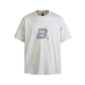Men’s Casual Loose Fit Short Sleeve T-Shirt with Letter Print
