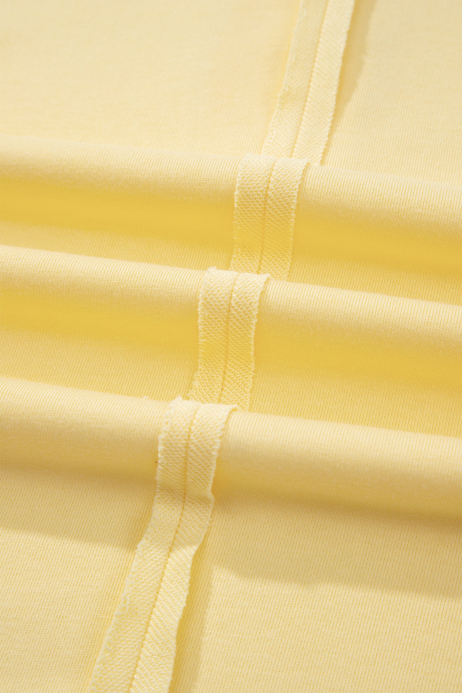 Banana Cream Loose Polo Tee Elastic Waist 2pcs Short Set