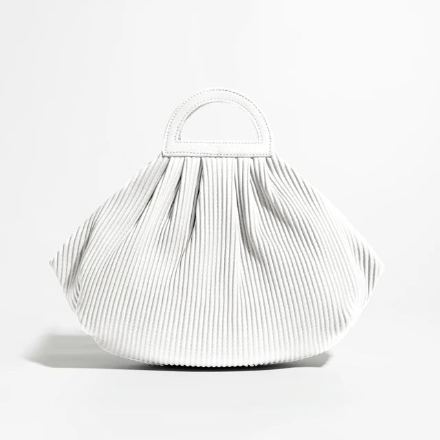 Winter Trend Women Pleated Dumpling Top Handle Purse Crossbody Bag