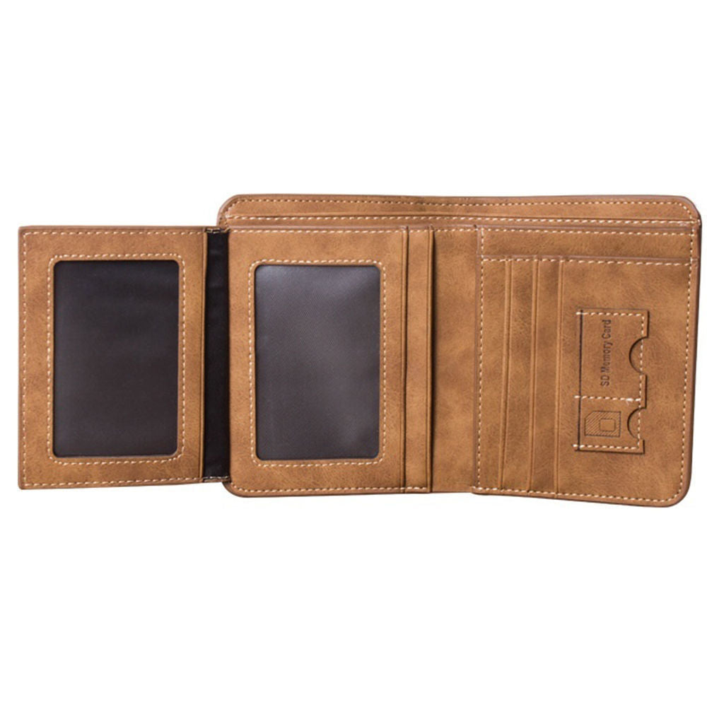 Men’s Luxury Soft PU Leather Bifold Wallet