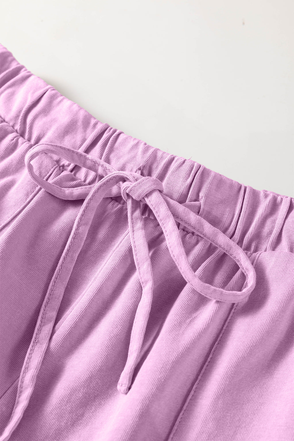 Rose Red Mineral Wash Cotton Short Set