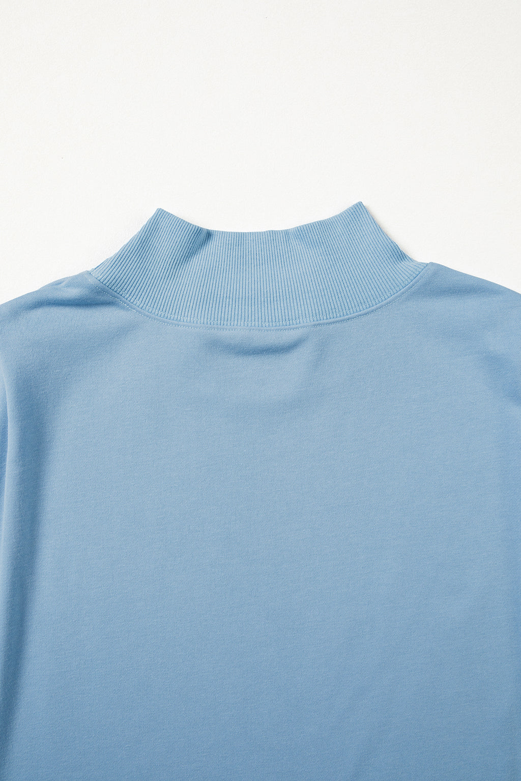 Pink Solid Color High Neck Cap Sleeve Loose Top