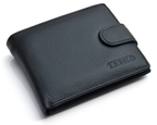 X.D.BOLO Men’s Genuine Cowhide Leather Wallet with Coin Pocket