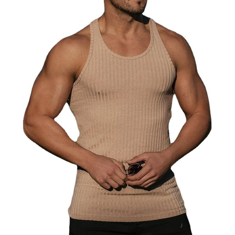 Men’s Summer Slim Fit Racerback Tank Top