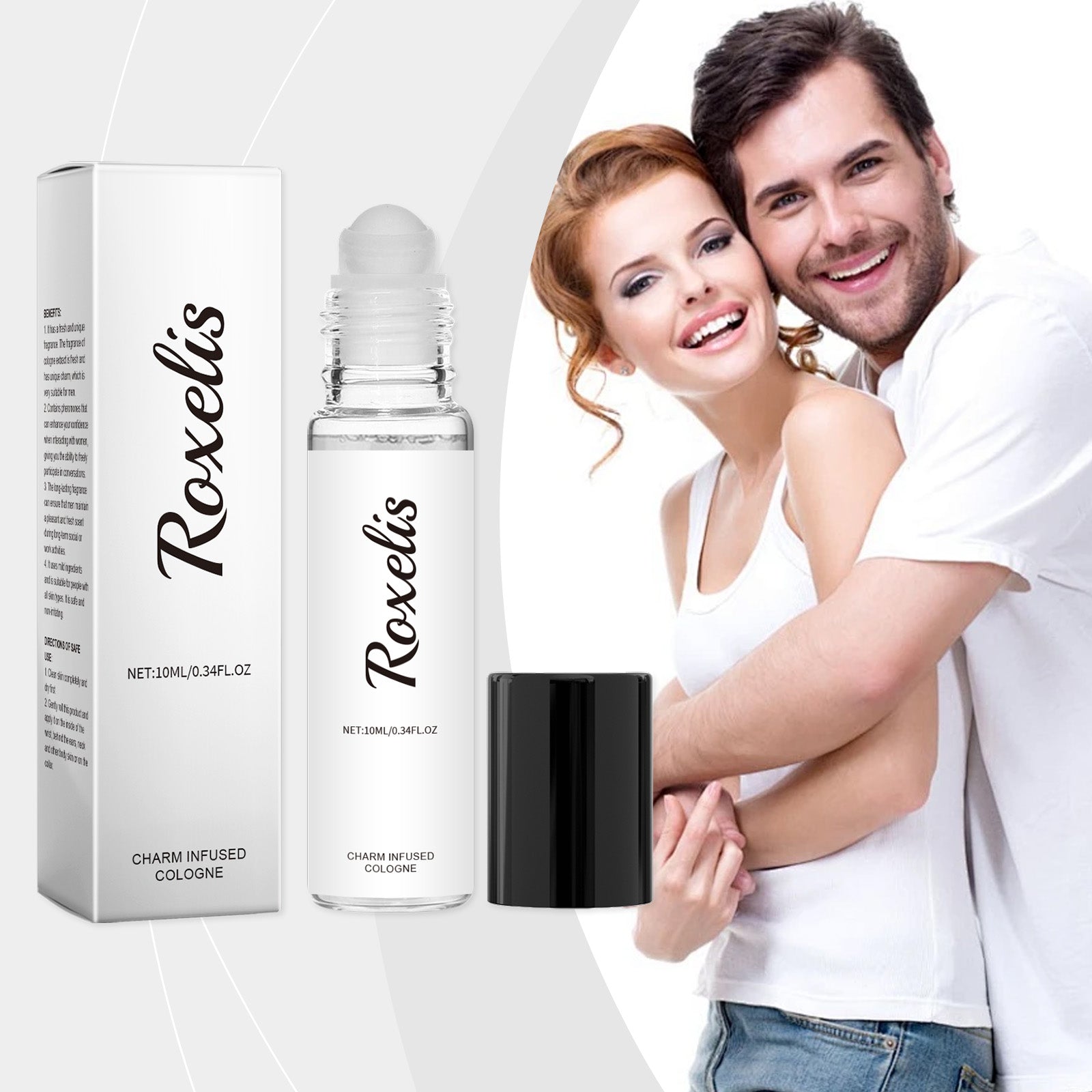 Cologne Roll-On Perfume – Fresh Floral Charm, Long-Lasting Fragrance