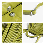 Winter Trend Women Pleated Dumpling Top Handle Purse Crossbody Bag