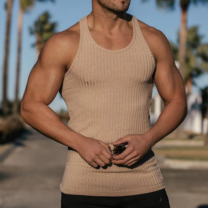 Men’s Summer Slim Fit Racerback Tank Top