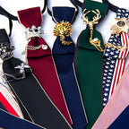 Sweet College Style Metal Chain Bow Tie Girls Shirt Accessory