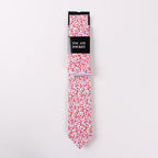 Necktie Suit Printed Cotton Necktie Pocket Towel Trendy Two Piece Set