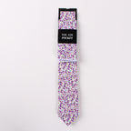 Necktie Suit Printed Cotton Necktie Pocket Towel Trendy Two Piece Set