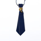 Sweet College Style Metal Chain Bow Tie Girls Shirt Accessory