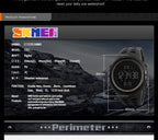 Men’s Waterproof 50M Sports Digital LED Watch