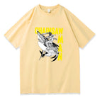 Chainsaw Man Harajuku Graphic Printed Short Sleeve Tee