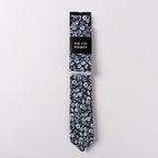 Necktie Suit Printed Cotton Necktie Pocket Towel Trendy Two Piece Set