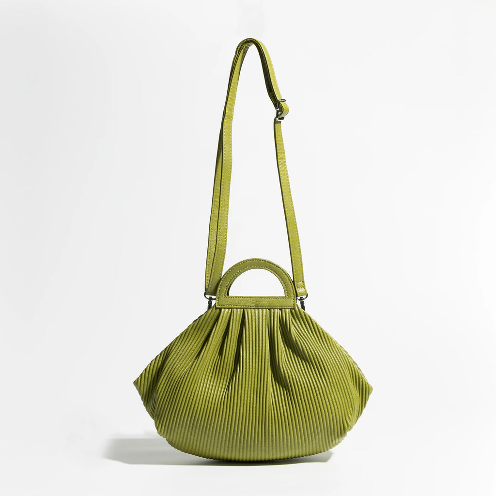Winter Trend Women Pleated Dumpling Top Handle Purse Crossbody Bag