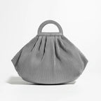 Winter Trend Women Pleated Dumpling Top Handle Purse Crossbody Bag