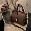 Retro Texture Mahogany Women’s Shoulder Bag
