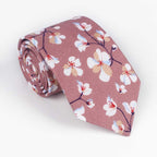 Necktie Men's New Cotton Printed Necktie Small Fresh Multi Color Necktie