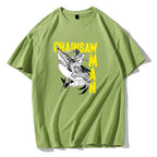 Chainsaw Man Harajuku Graphic Printed Short Sleeve Tee