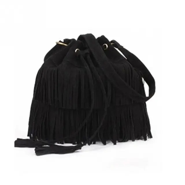 Retro Shoulder Bag Vintage Tassel Cross Body Bag