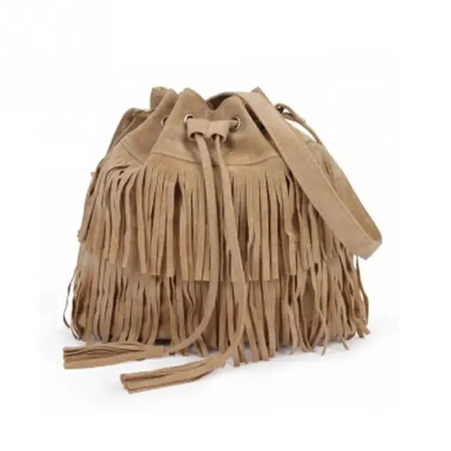 Retro Shoulder Bag Vintage Tassel Cross Body Bag