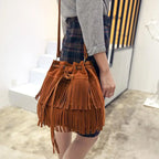 Retro Shoulder Bag Vintage Tassel Cross Body Bag